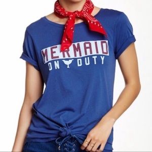 Wildfox || Mermaid On Duty Tee Shirt